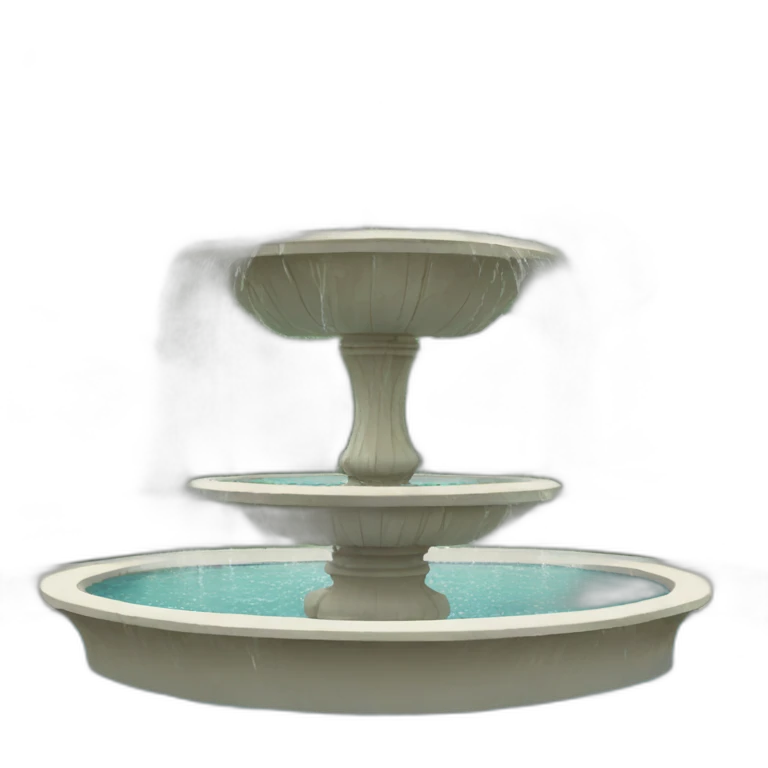 Mesmerizing fountain emoji
