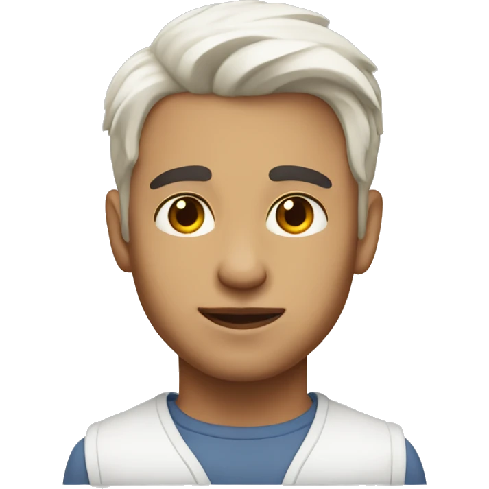 Generate emoji of kishan with white skin tone emoji