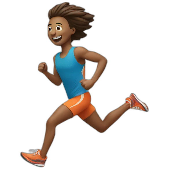 running emoji