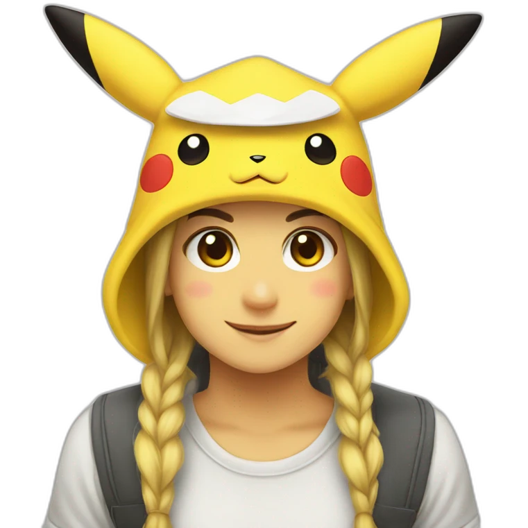 pikachu bonnet emoji
