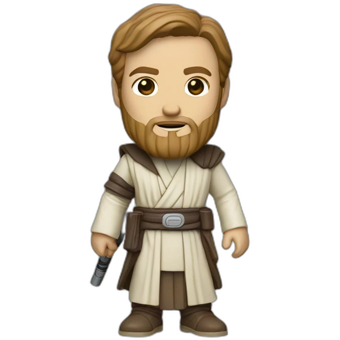 Funko pop ben kenobi emoji