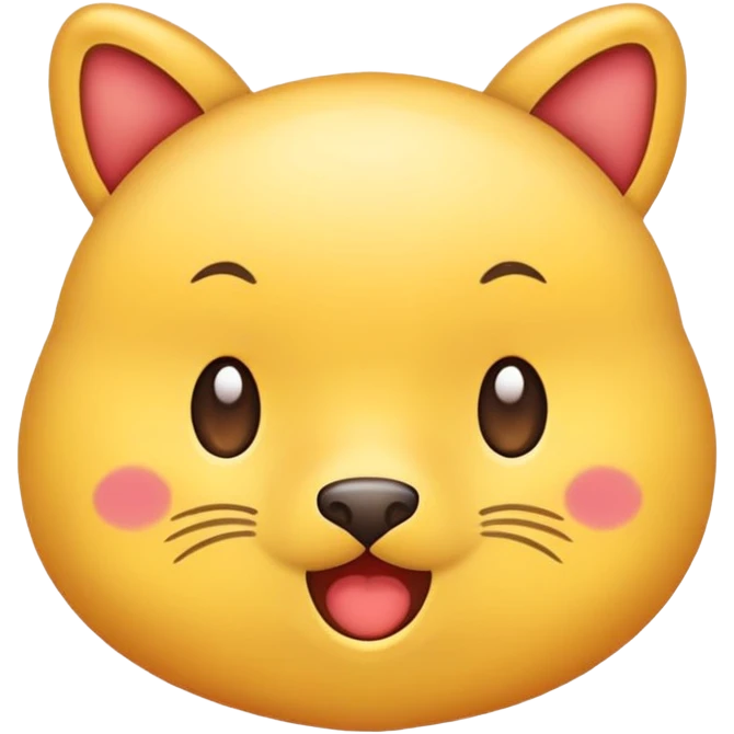 可愛動物的搞怪風格 emoji