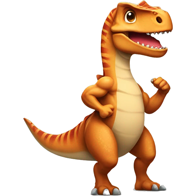 Fitness dinossaur emoji