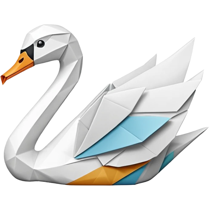 origami swan emoji emoji