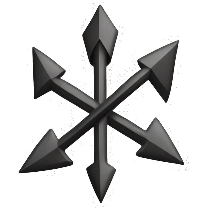 Arrow like this in black and white emoji