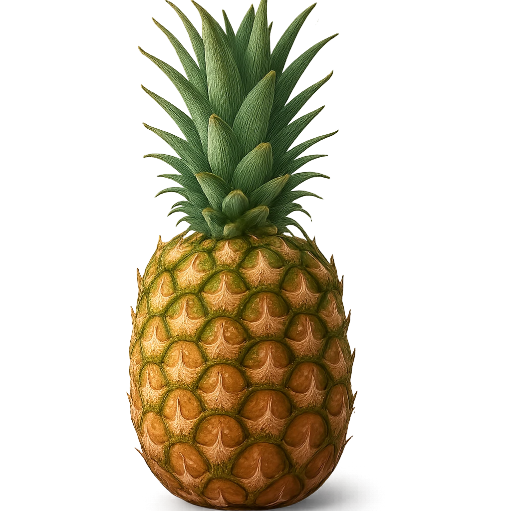 A pineapple emoji