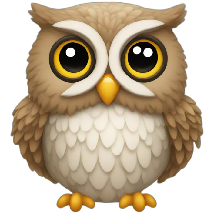 Owl with wooll emoji