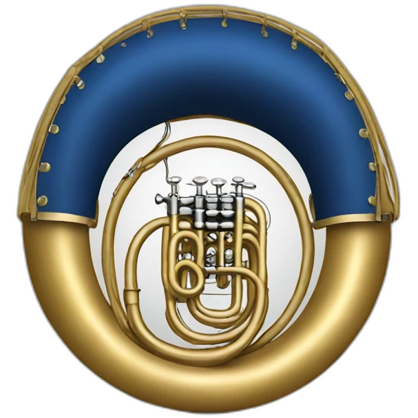 Sousaphone front view emoji