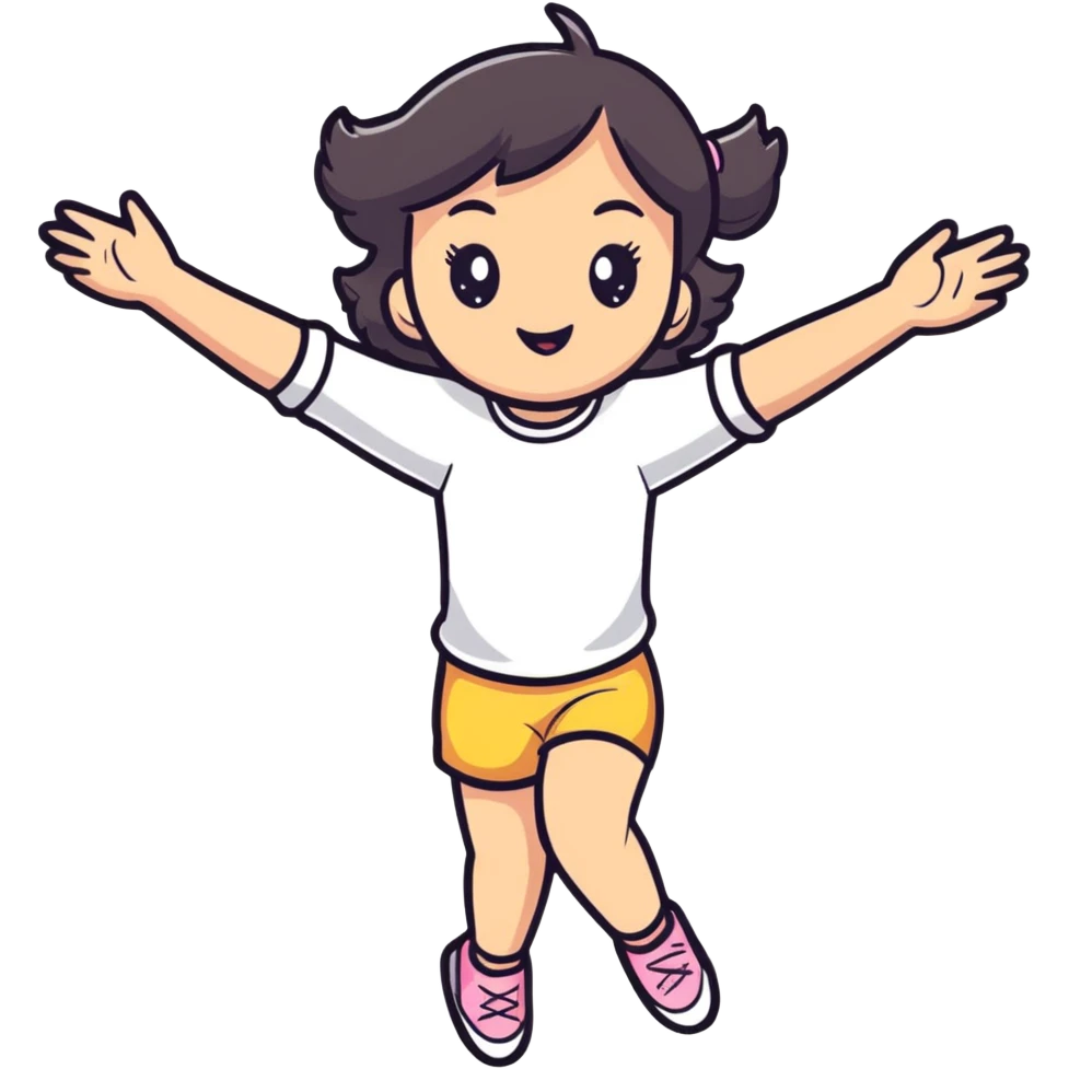 Girl flying  emoji
