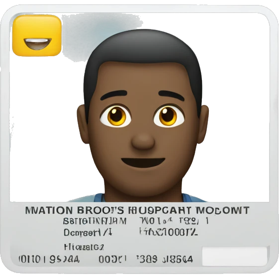 driver's license emoji