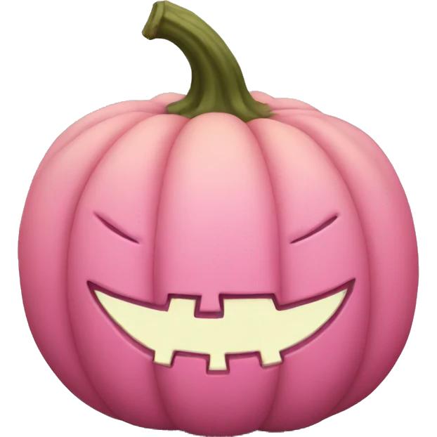 Pink pumpkin  emoji