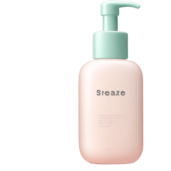A bubble skincare bottle emoji