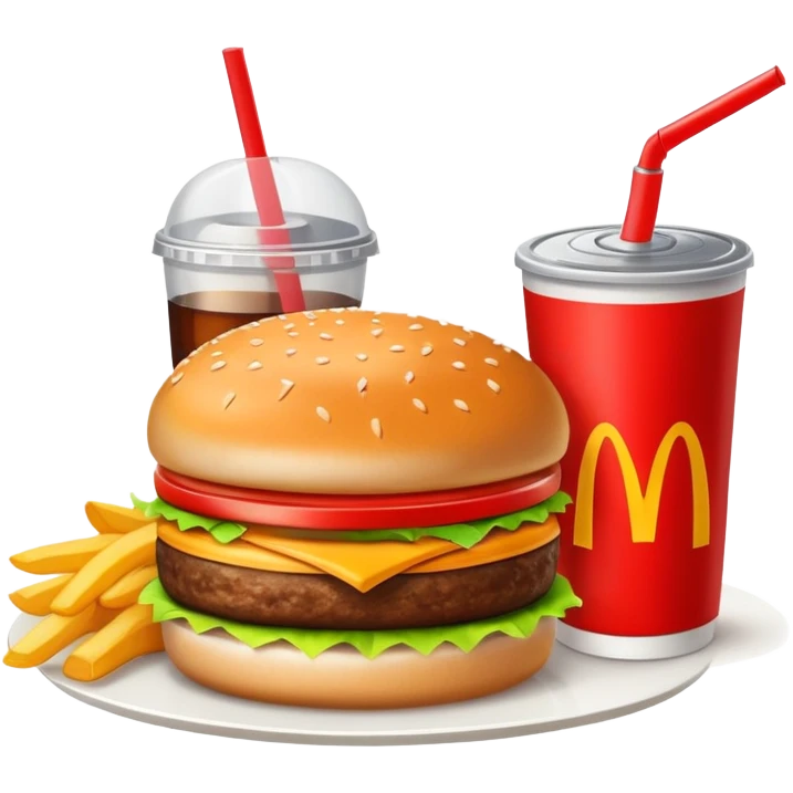 1990’s McDonald’s meal  emoji