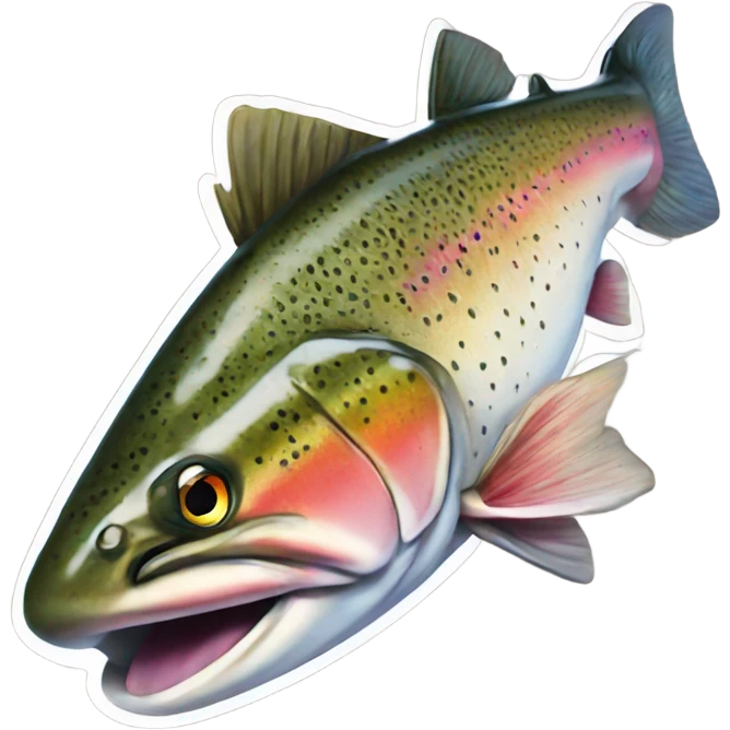 rainbow trout emoji