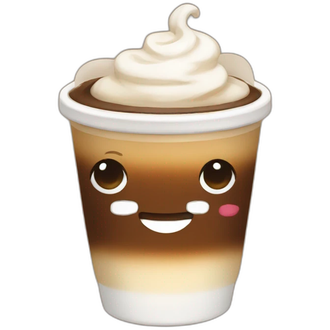 kawaii coffee emoji