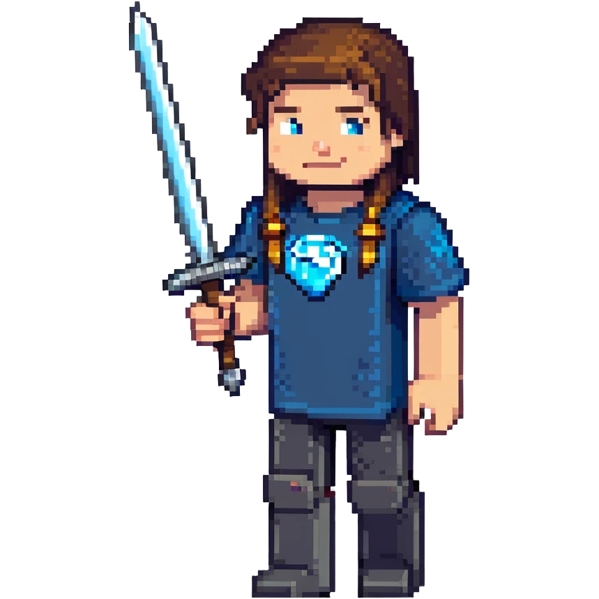 Garetr Garrison from Minecraft movie emoji