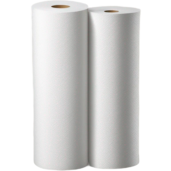 textured paper towel roll vertically standing emoji