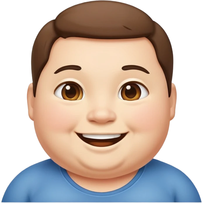 short chubby person emoji