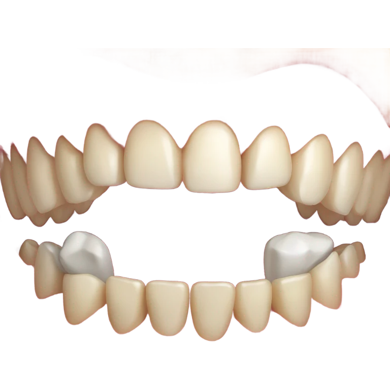 teeth high detail emoji