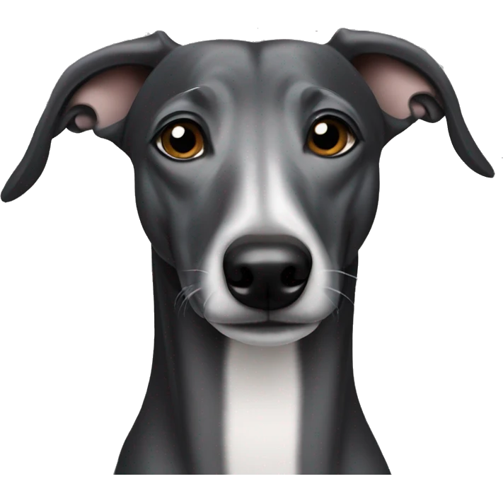 Black whippet emoji