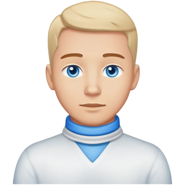 man with hands around neck emoji