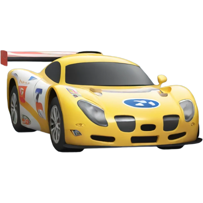 Car racing  emoji