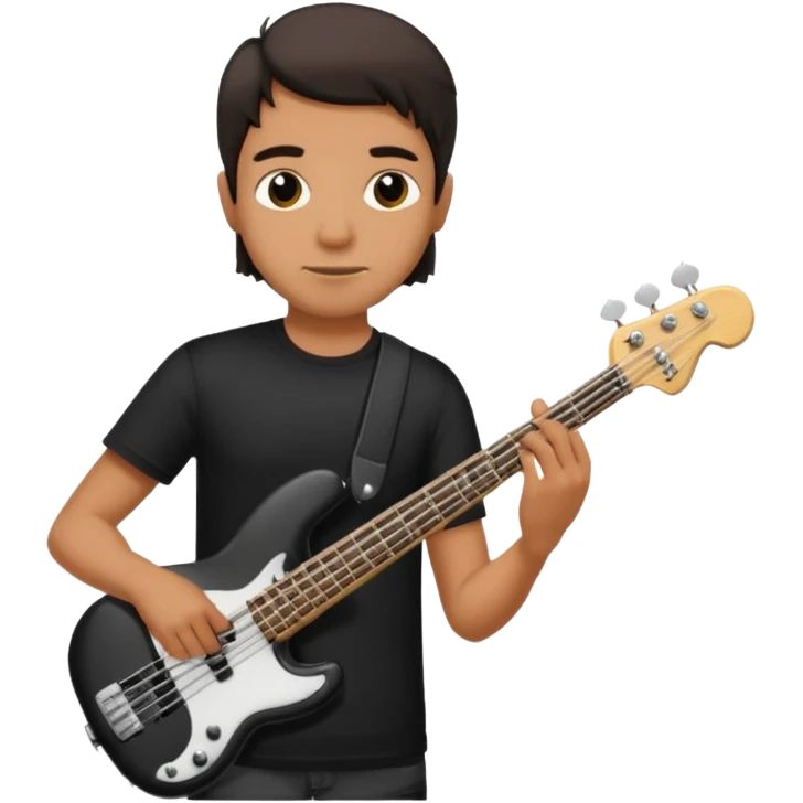 bass player emoji