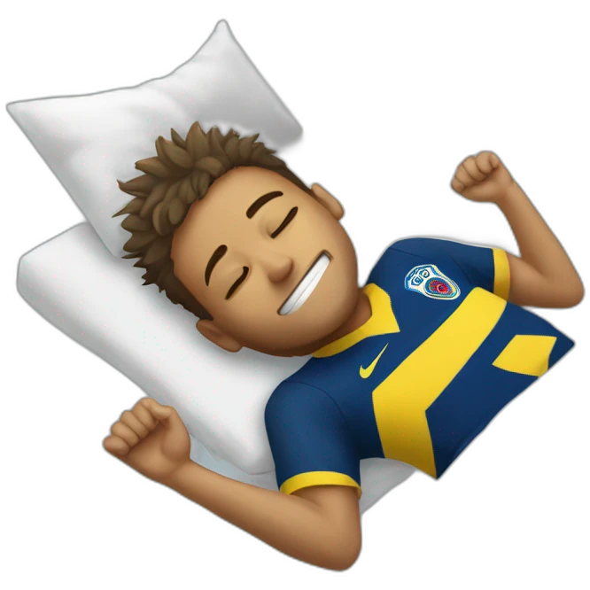 Neymar sleep celebration emoji