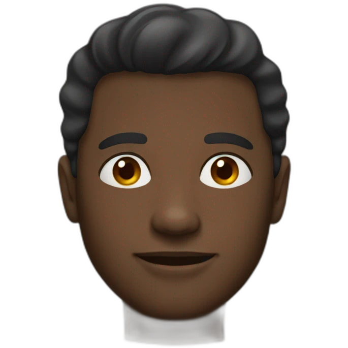 Black man emoji