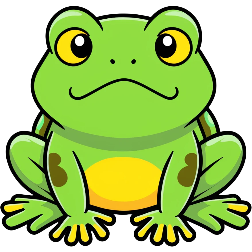 frog who is displeased  emoji