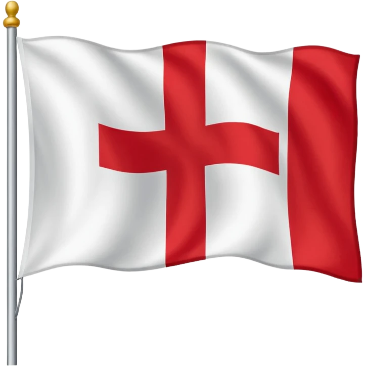 Un drapeau savoyard  emoji