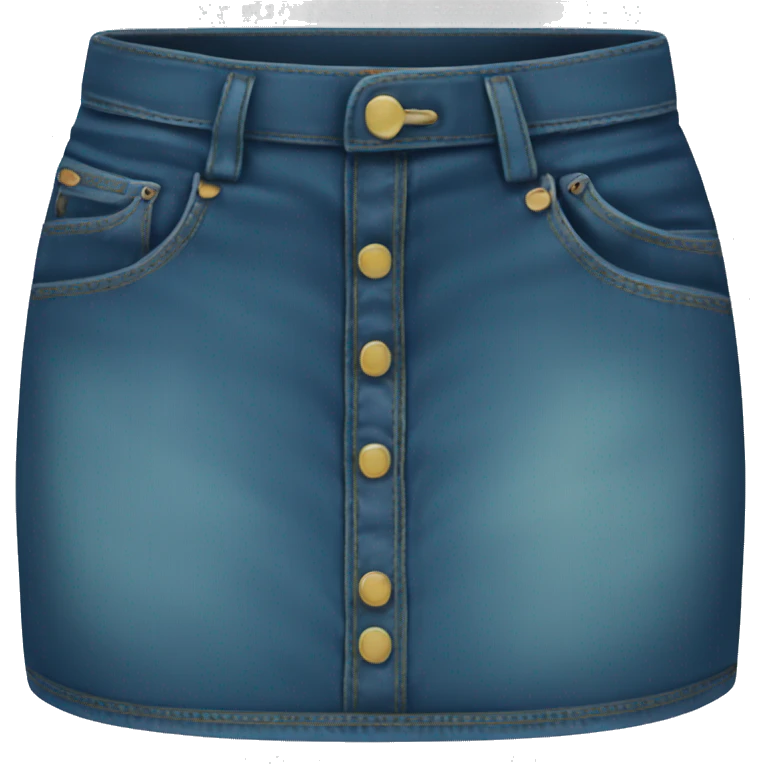 Mini Jean skirt emoji
