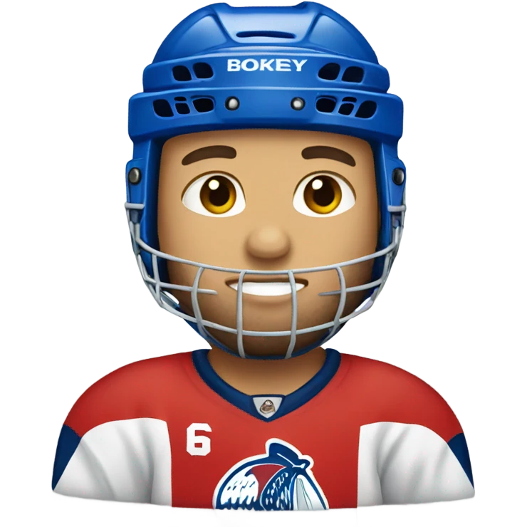 Hockey player emoji