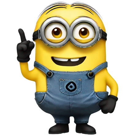 minion peace sign emoji