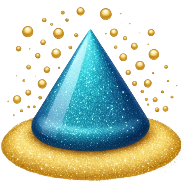  fine, tiny glitter dust, sparkling brightly like magical dust. Small particles, glossy, smooth, soft shadows, white background.

 emoji