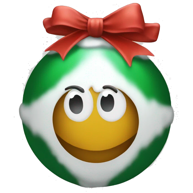 Cristmas ball emoji