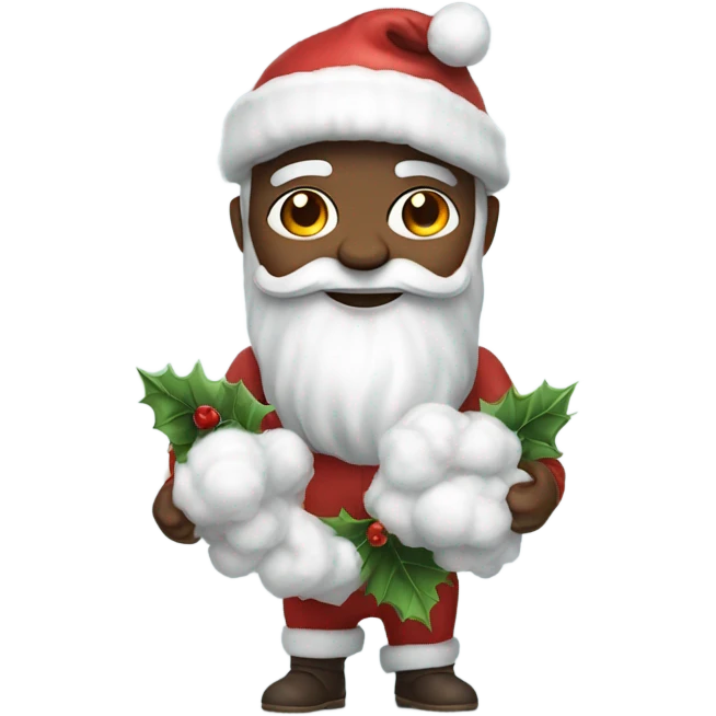 Realistic cristmas with Cotton emoji