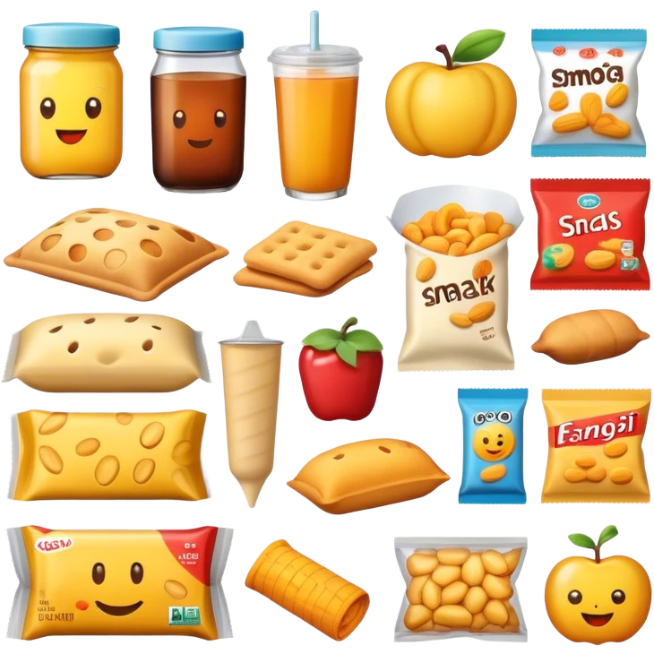 snack packaging emoji