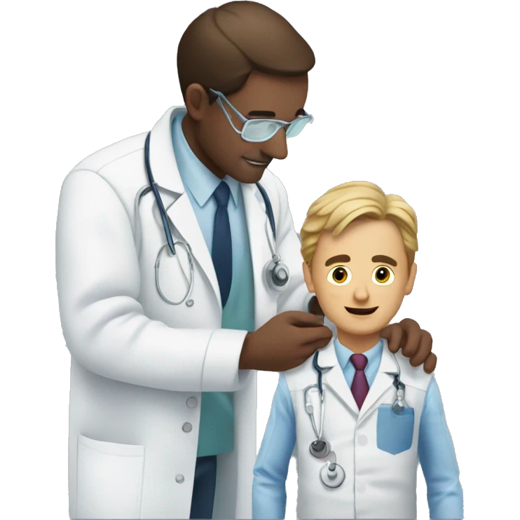 the doctor vaccinates the man emoji