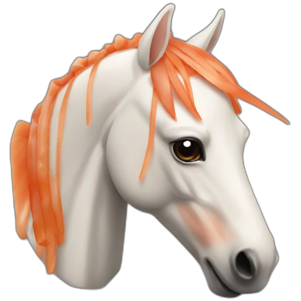 horse sashimi emoji