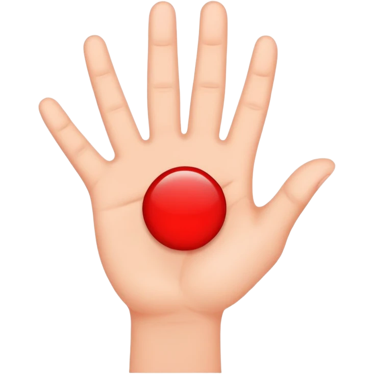 the bloodlines we are the ones hand symbol simple emoji