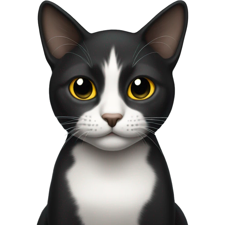 Gato negro emoji