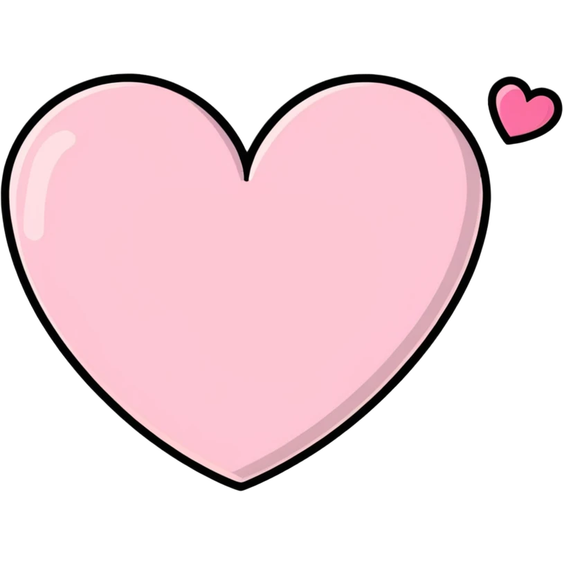 Pink heart emoji