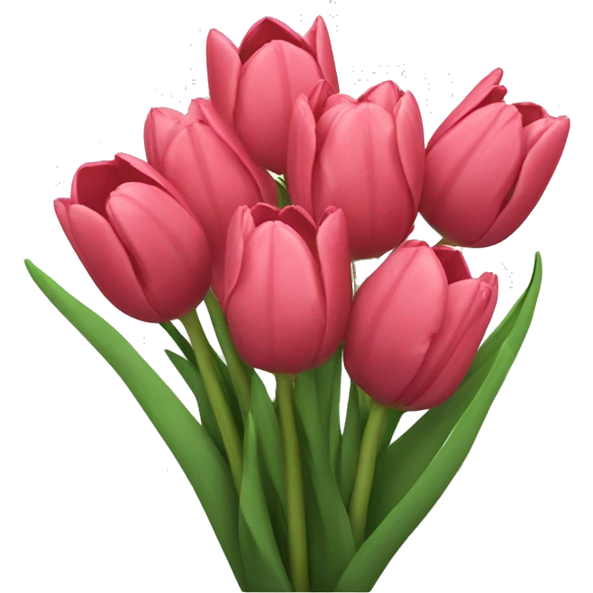 Light punk tulips  emoji