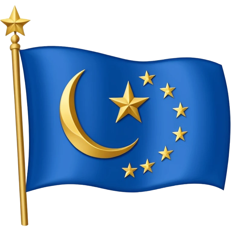 Göktürk bayrağı emoji