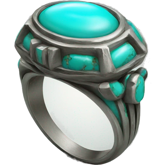 Turquoise ring  emoji