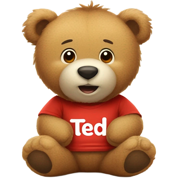TED the bear emoji