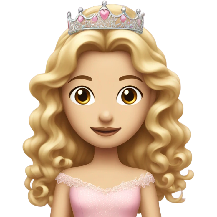 Princess in pink dress emoji