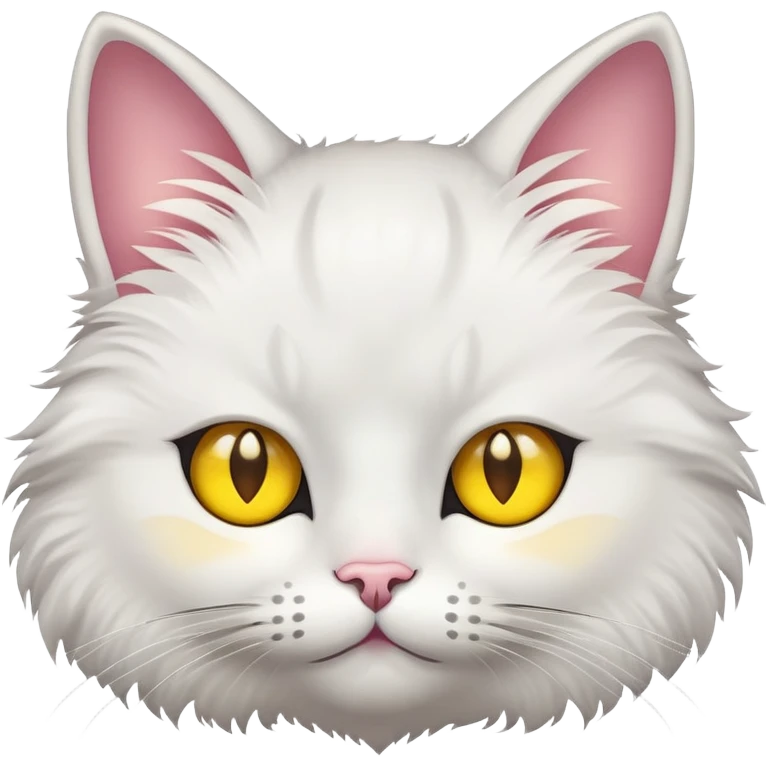 A cat face with yellow star eyes emoji
