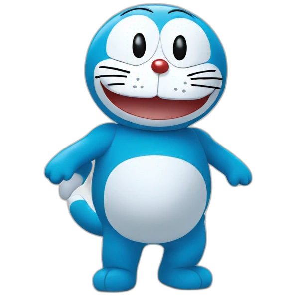 Doraemon riendo emoji